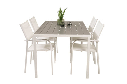 Break | Santorini Spisebord 150x90 + 4 spisebordsstole