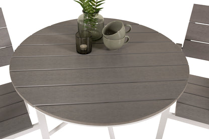 Levels & Parma Spisestole Grå + Cafebord 90 Grå