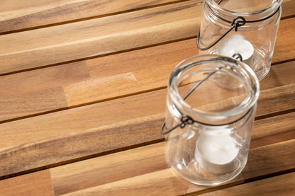 Bois & Little John Spisebord 205x90x75 + Spisestole Natur