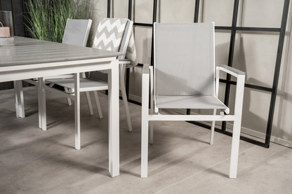 Levels & Parma Spisebord 160 x 100 + Spisestole Grå