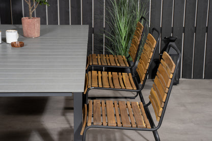 Levels & Bois Spisebord 160x100x75 + Spisestole Natur