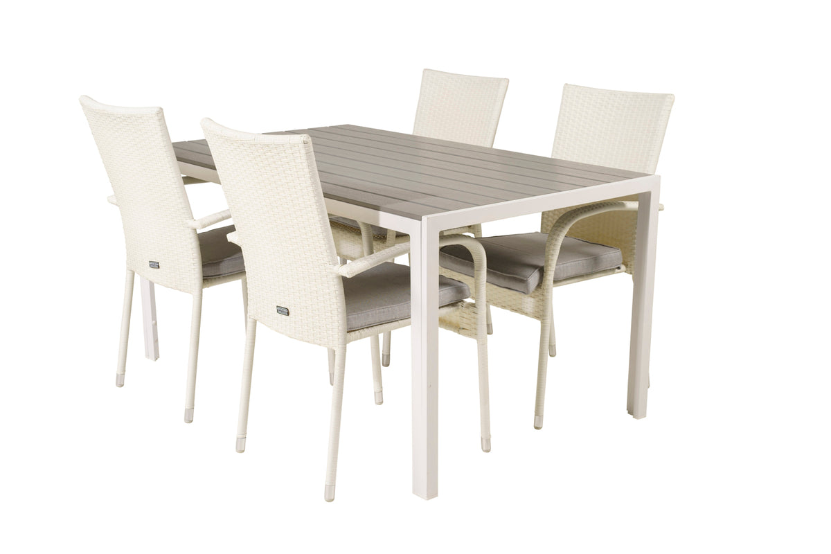 Break & Anna Break | Anna Spisebord 150x90 + 4 spisestole