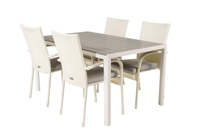 Break & Anna Break | Anna Spisebord 150x90 + 4 spisestole