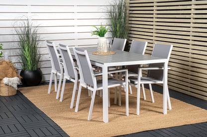 Break | Parma Spisebord 205x90 + 6 spisestole