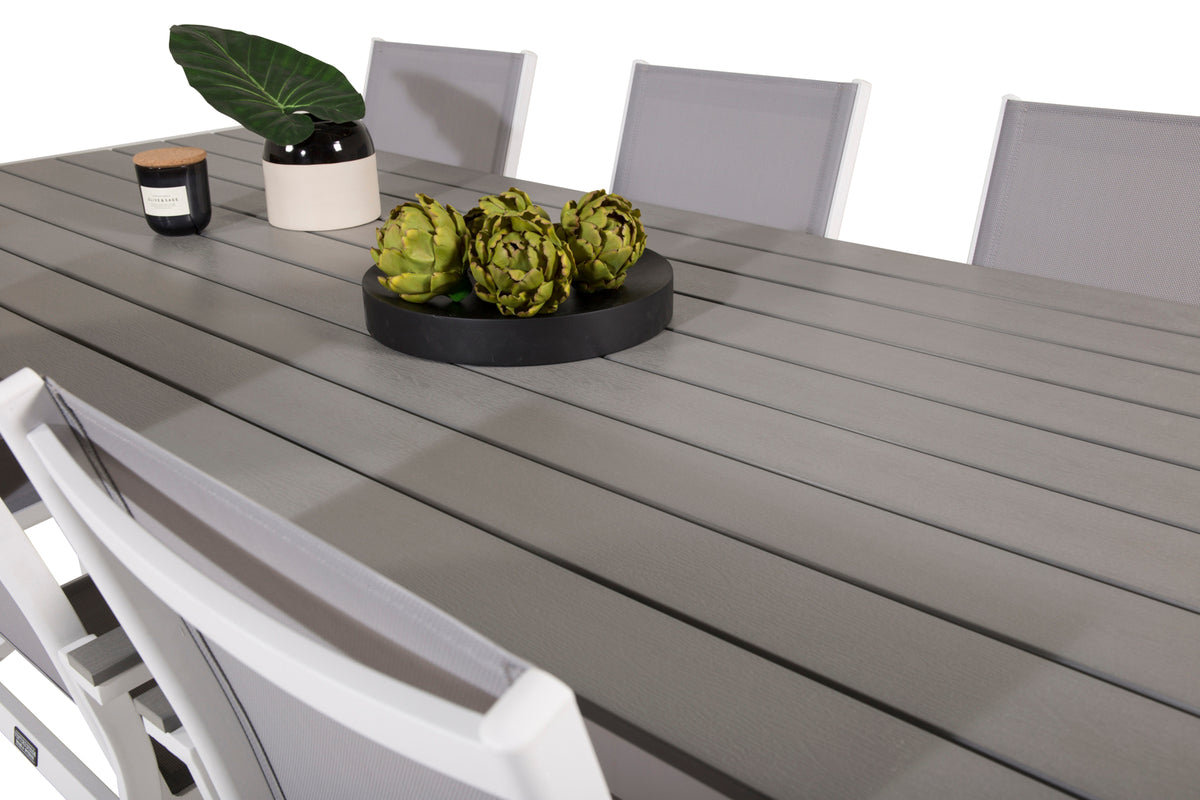 Break | Parma Spisebord 205x90 + 6 spisestole