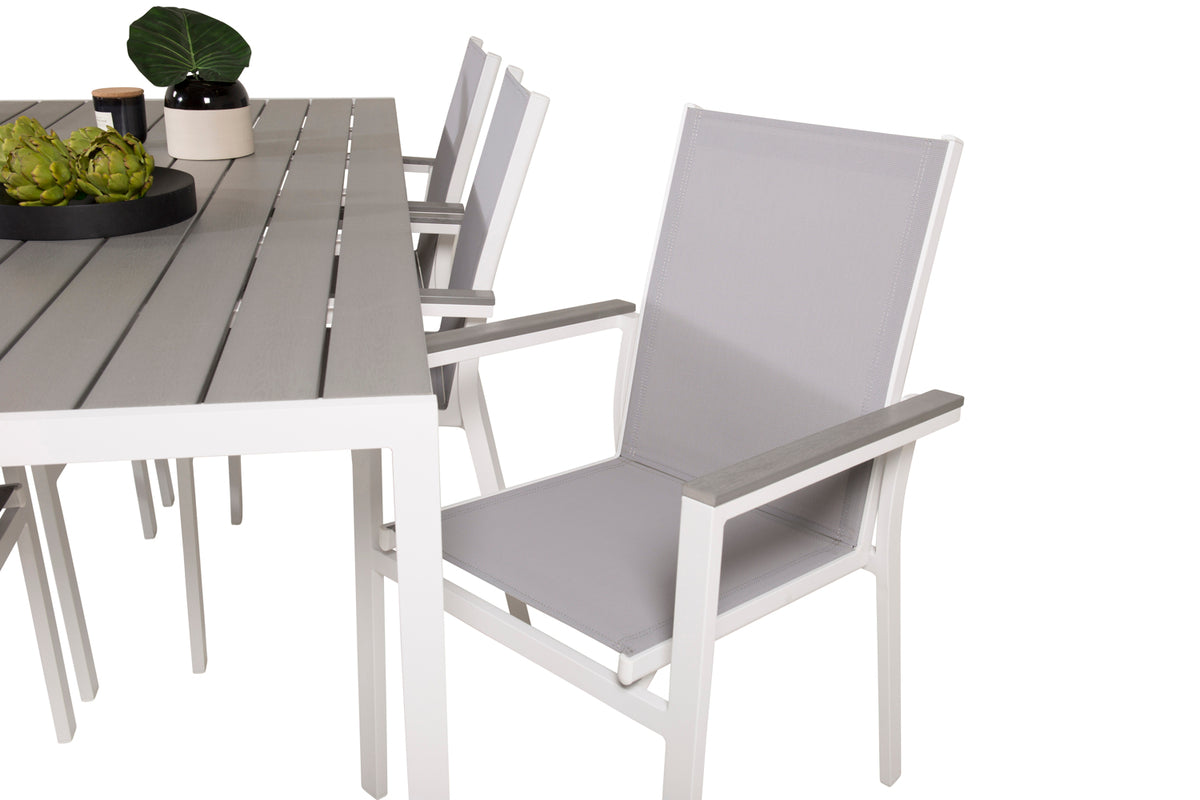 Break | Parma Spisebord 205x90 + 6 spisestole