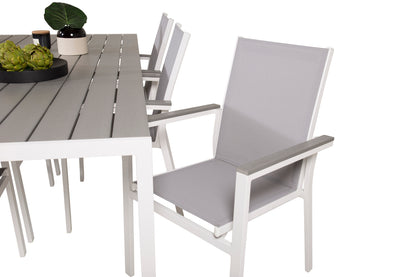 Break | Parma Spisebord 205x90 + 6 spisestole