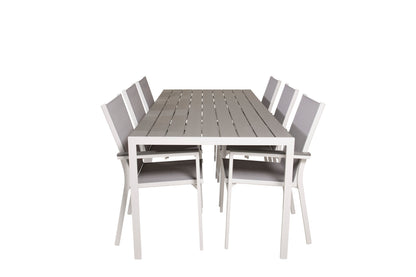 Break | Parma Spisebord 205x90 + 6 spisestole