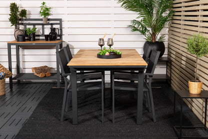 Copacabana & Mexico Spisestole Sort + Spisebord 90x180/240