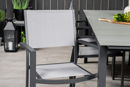 Levels & Copacabana Levels | Copacabana Spisebord 224/324x100 + 6 spisestole