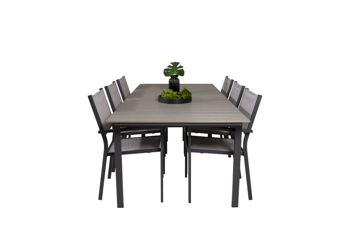 Levels & Copacabana Levels | Copacabana Spisebord 224/324x100 + 6 spisestole