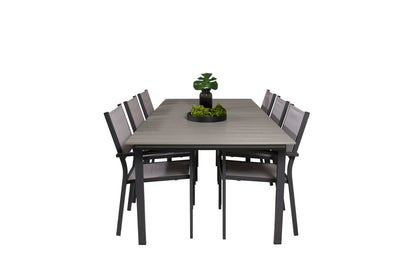 Levels & Copacabana Levels | Copacabana Spisebord 224/324x100 + 6 spisestole