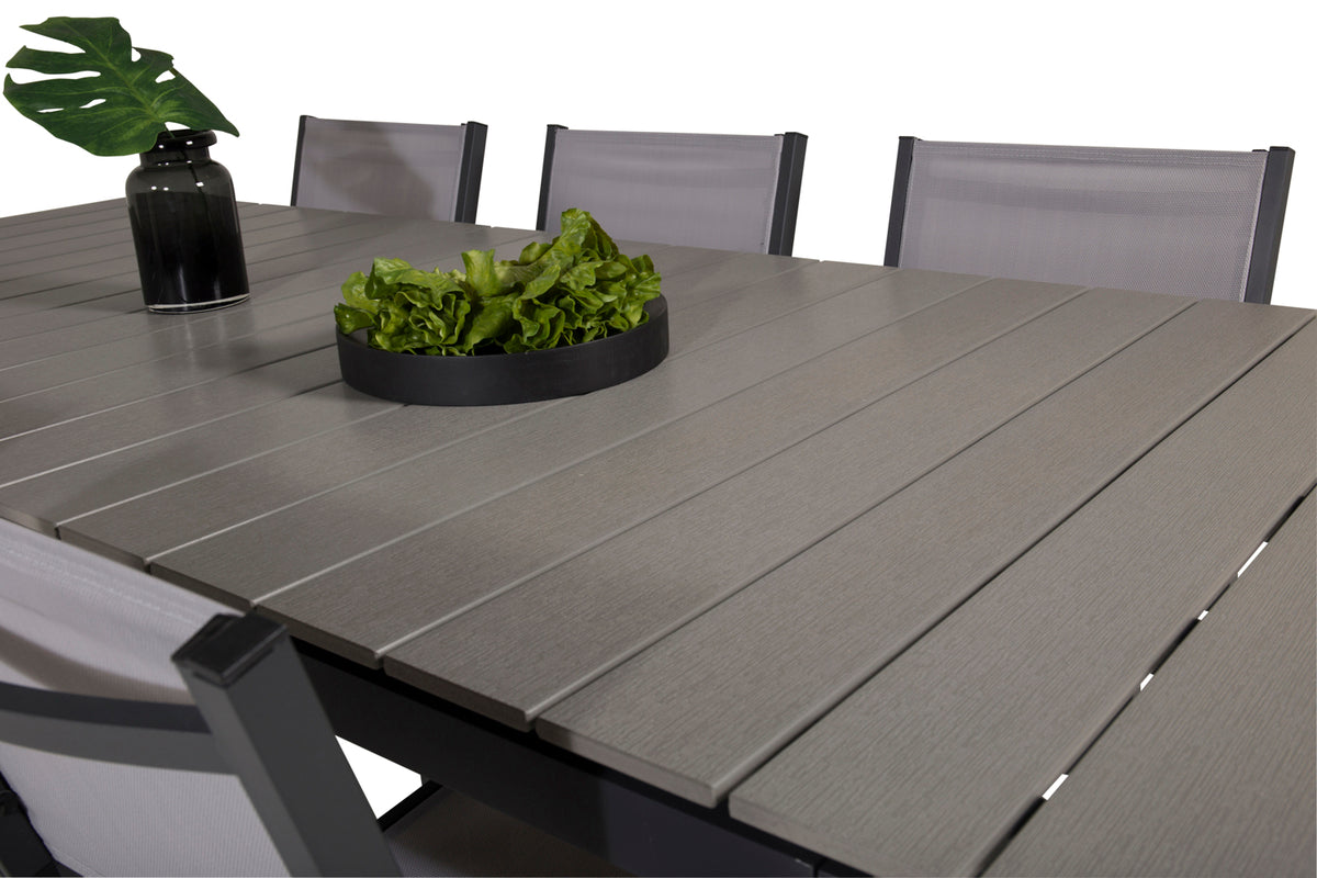 Levels & Copacabana Levels | Copacabana Spisebord 224/324x100 + 6 spisestole