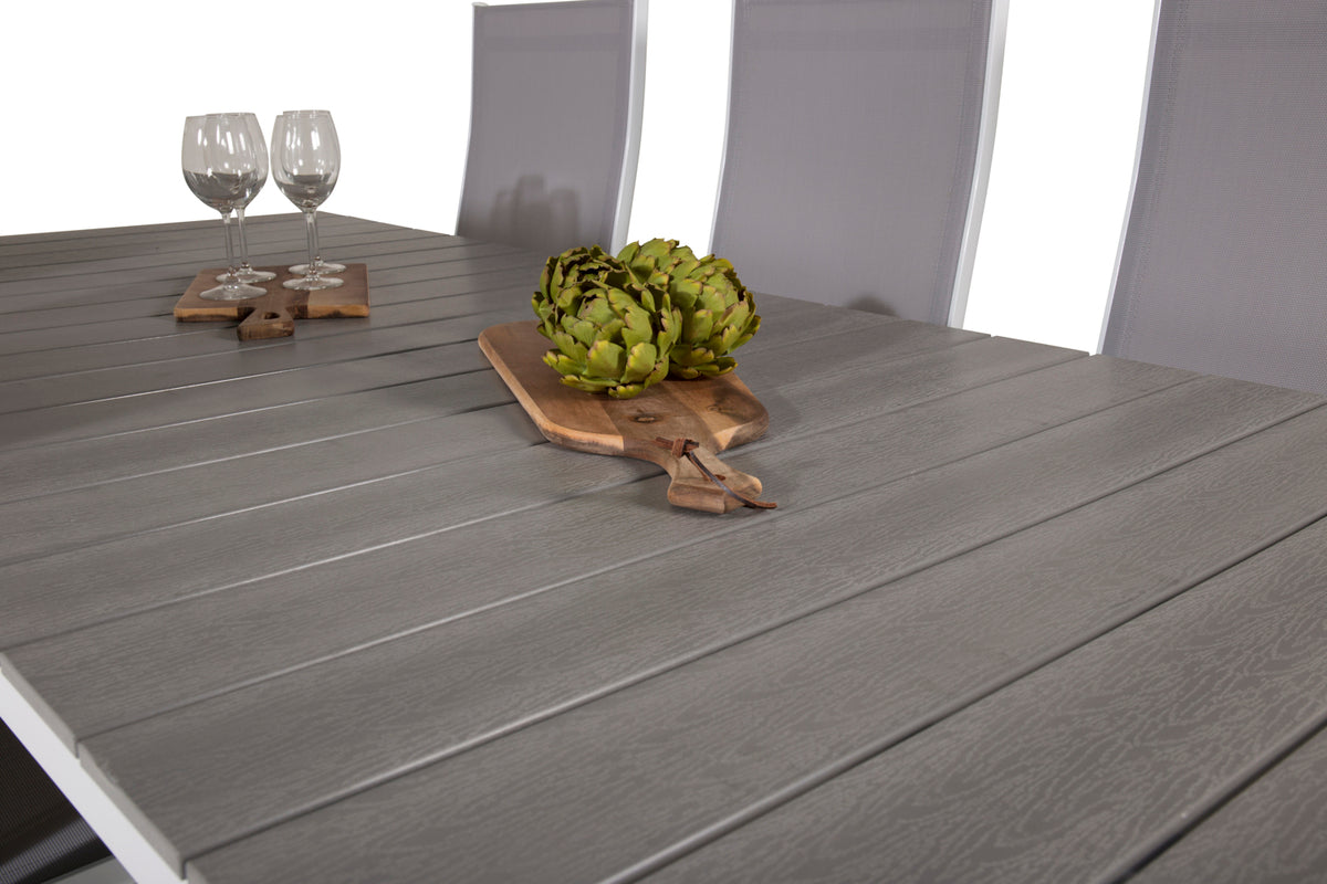 Copacabana & Levels Reclinerstole Grå + Spisebord 229x100x75