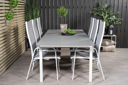 Copacabana & Levels Reclinerstole Grå + Spisebord 229x100x75