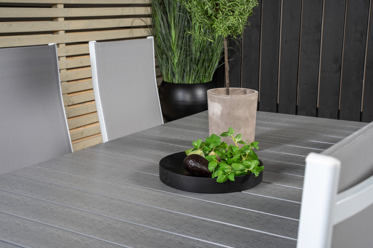 Copacabana & Levels Reclinerstole Grå + Spisebord 229x100x75