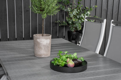 Levels & Albany Spisebord 229x100x75 + Positionsstole Hvid