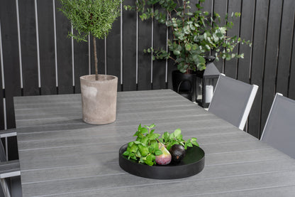 Levels & Parma Spisebord 229x100x75 + Spisestole Hvid