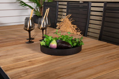 Copacabana & Mexico Reclinerstole Sort + Spisebord 90x180/240