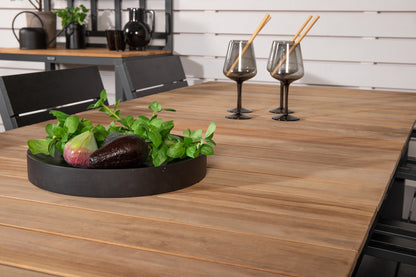 Levels & Mexico Spisestole Sort + Spisebord 160 x 90