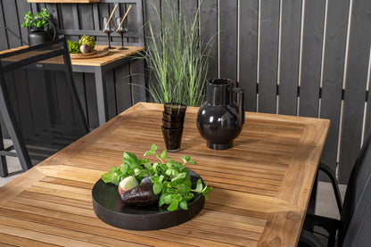 Copacabana & Panama Reclinerstole Sort + Spisebord 160 x 90