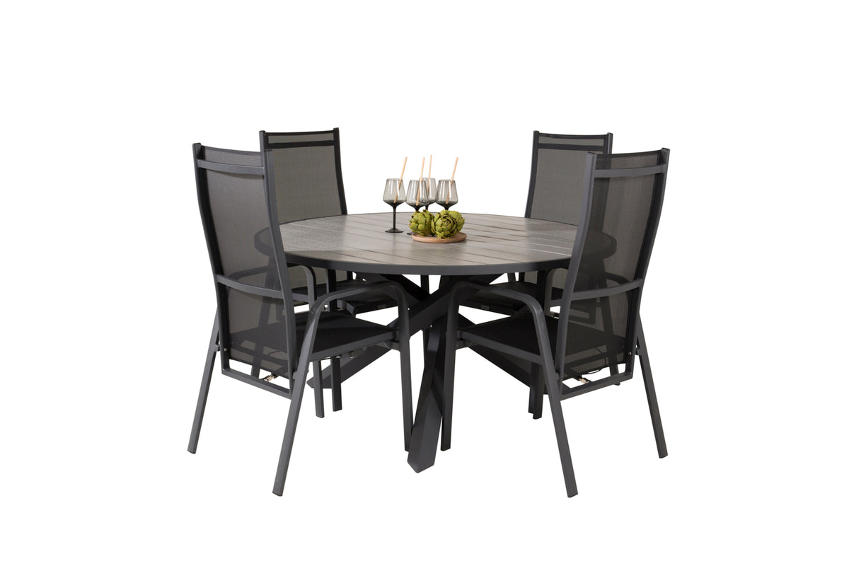 Parma, Copacabana Spisegrupper Sort Mørkegrå