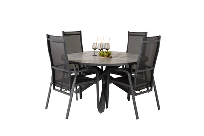 Parma, Copacabana Spisegrupper Sort Mørkegrå