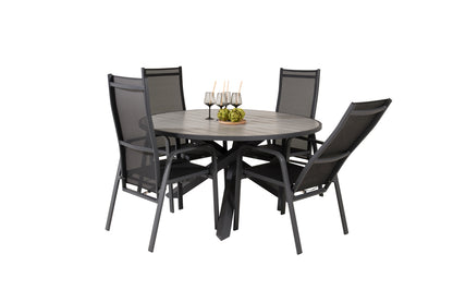 Parma, Copacabana Spisegrupper Sort Mørkegrå