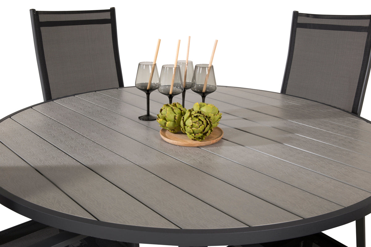 Parma, Copacabana Spisegrupper Sort Mørkegrå