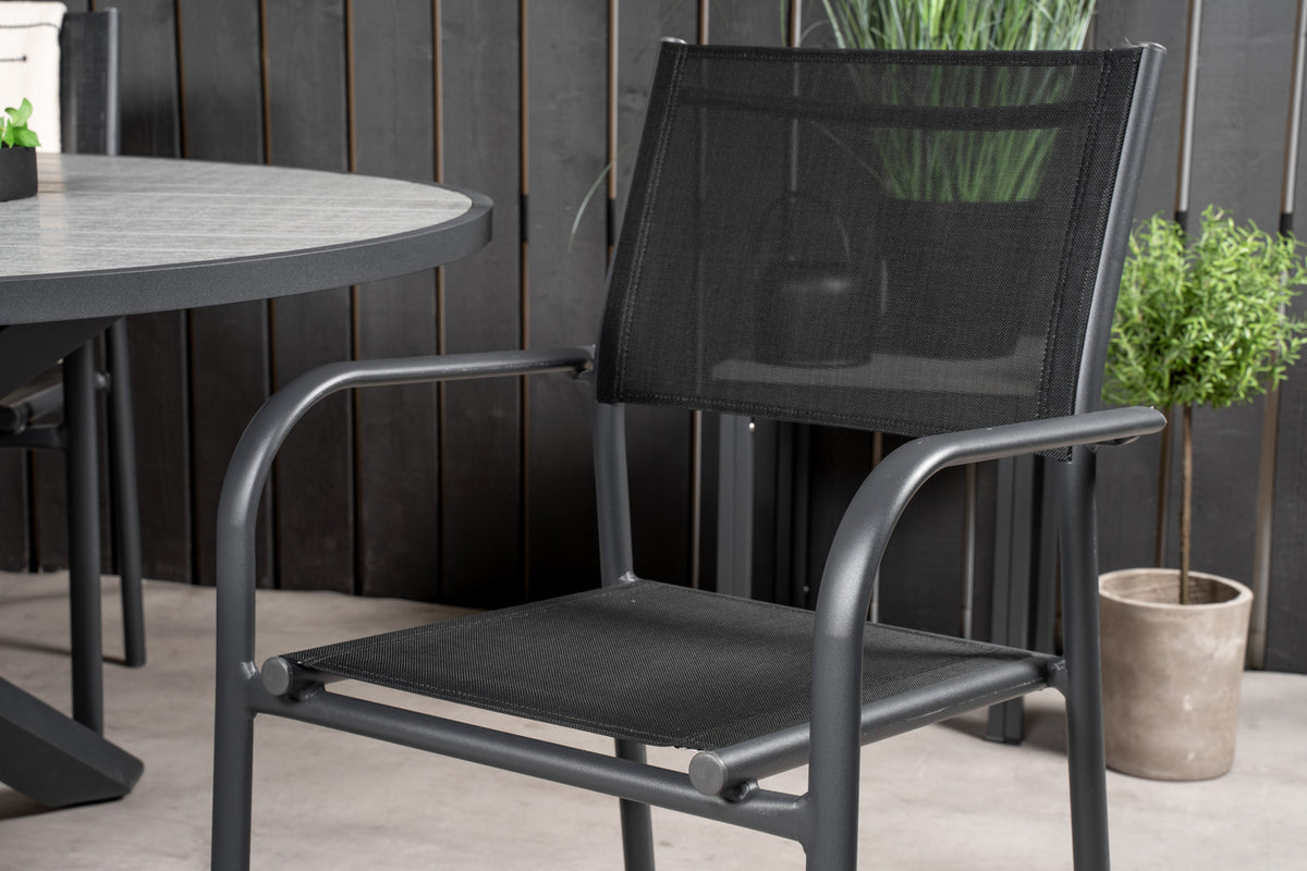 Parma, Santorini Spisegrupper Sort Mørkegrå