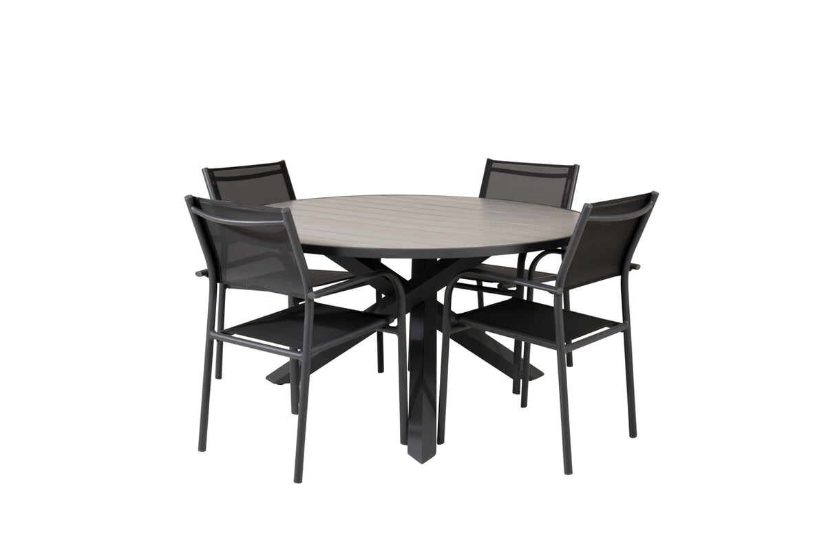 Parma, Santorini Spisegrupper Sort Mørkegrå