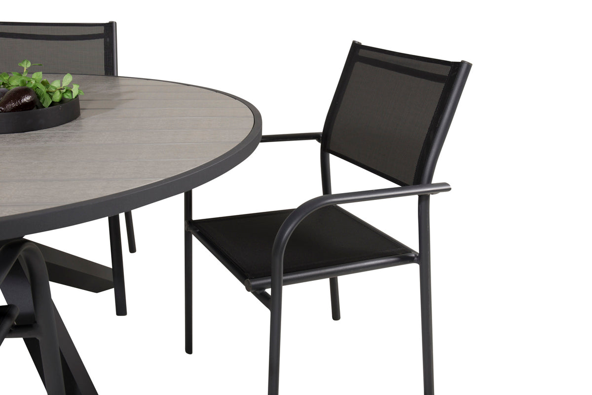 Parma, Santorini Spisegrupper Sort Mørkegrå