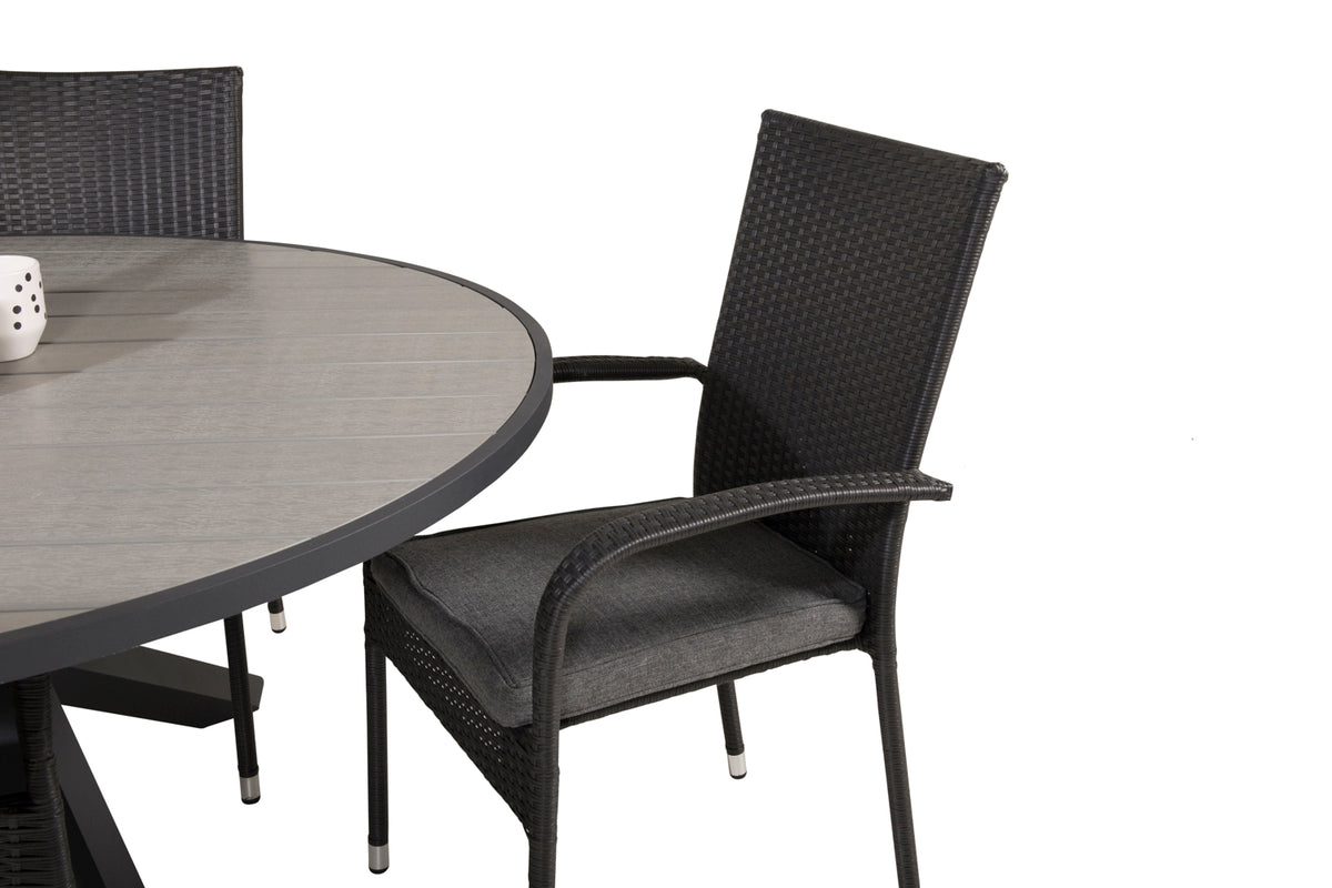 Parma, Anna Spisegrupper Sort Mørkegrå