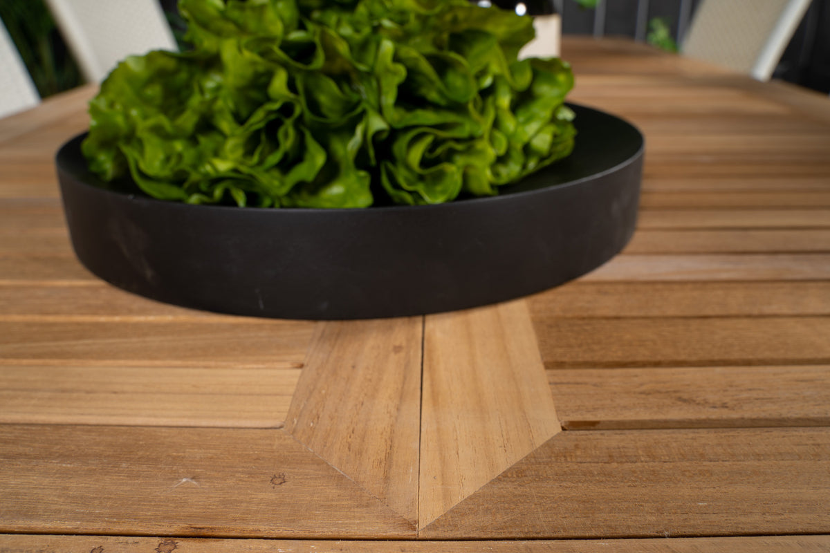 Padova & Panama Reclinerstole Hvid + Rektangulært Spisebord 160x90x75 Hvid