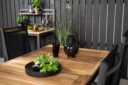 Panama & Break Spisebord 160 x 90 + Positionsstole Sort