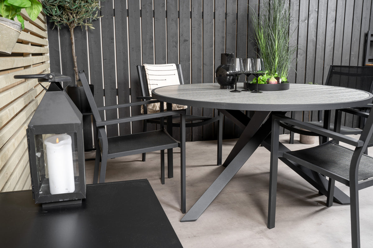 Parma, Copacabana Spisegrupper Sort Mørkegrå