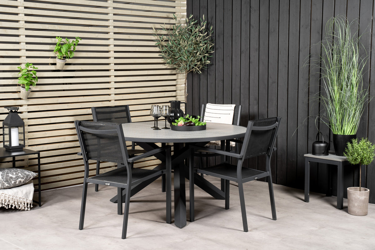 Parma, Copacabana Spisegrupper Sort Mørkegrå