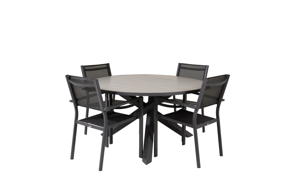 Parma, Copacabana Spisegrupper Sort Mørkegrå