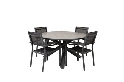 Parma, Copacabana Spisegrupper Sort Mørkegrå