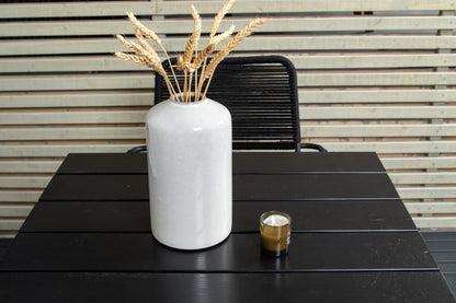 Venture Home Colorado & Lindos Cafebord 70x70 + Spisestole Sort