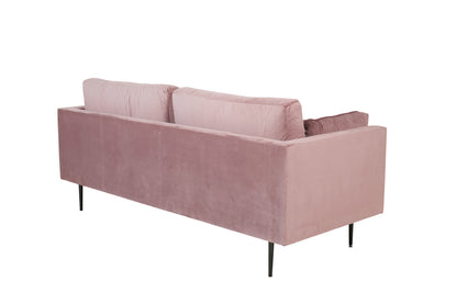 Boom 3-personers Sofa Støvet Lyserød