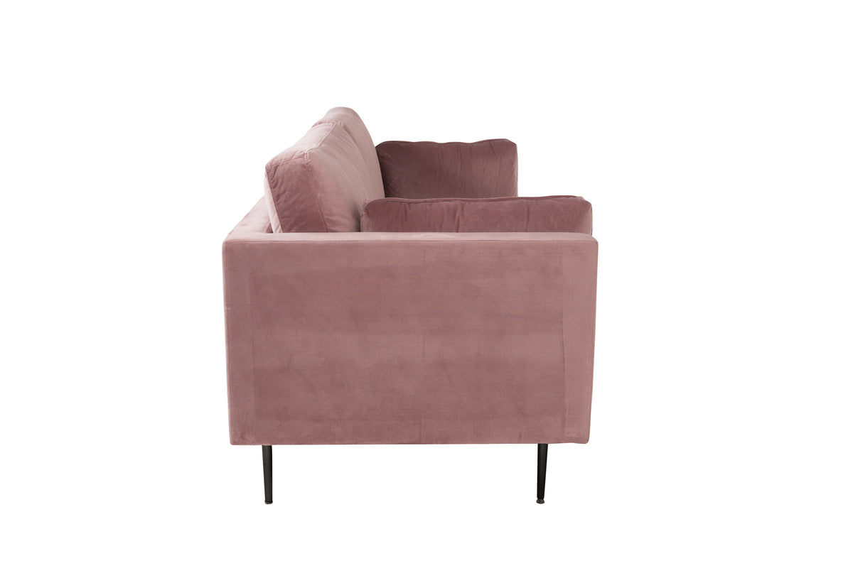 Boom 3-personers Sofa Støvet Lyserød