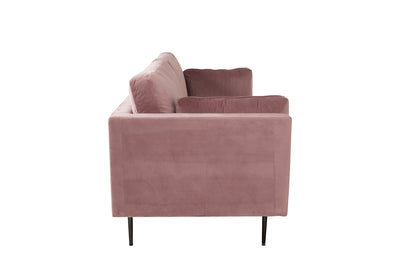 Boom 3-personers Sofa Støvet Lyserød