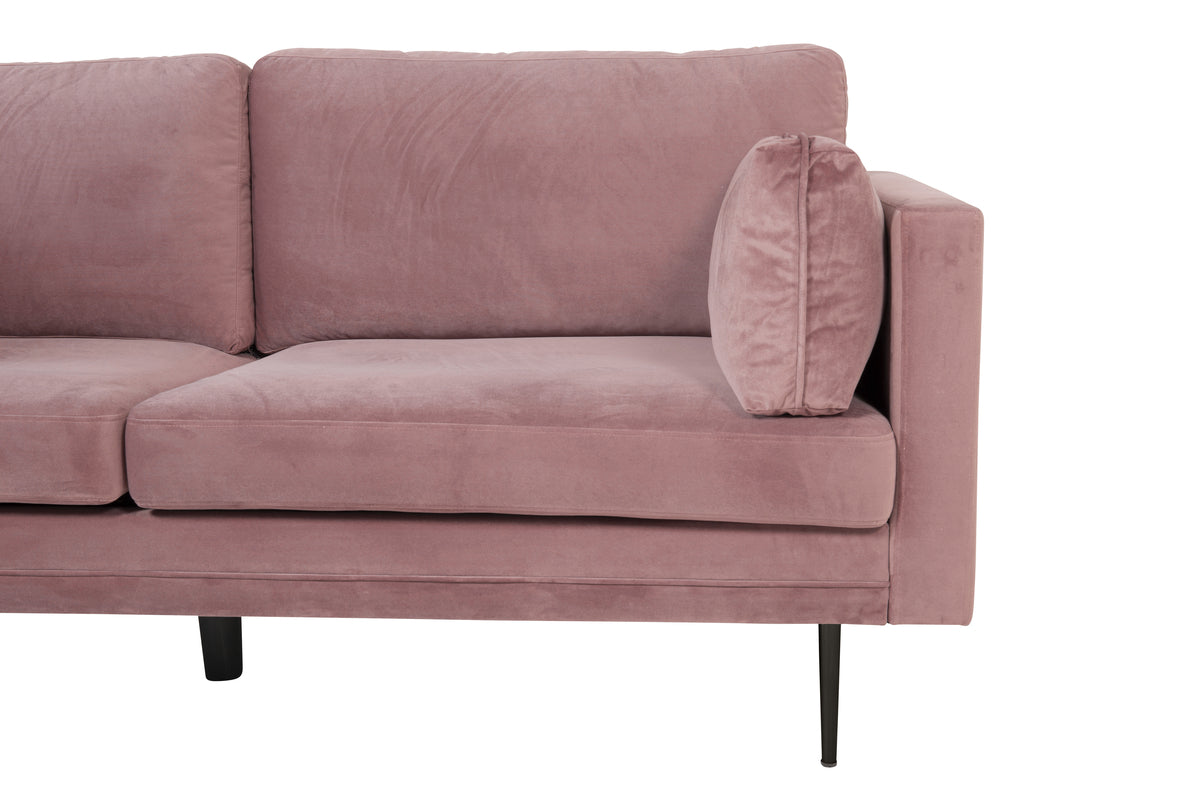 Boom 3-personers Sofa Støvet Lyserød