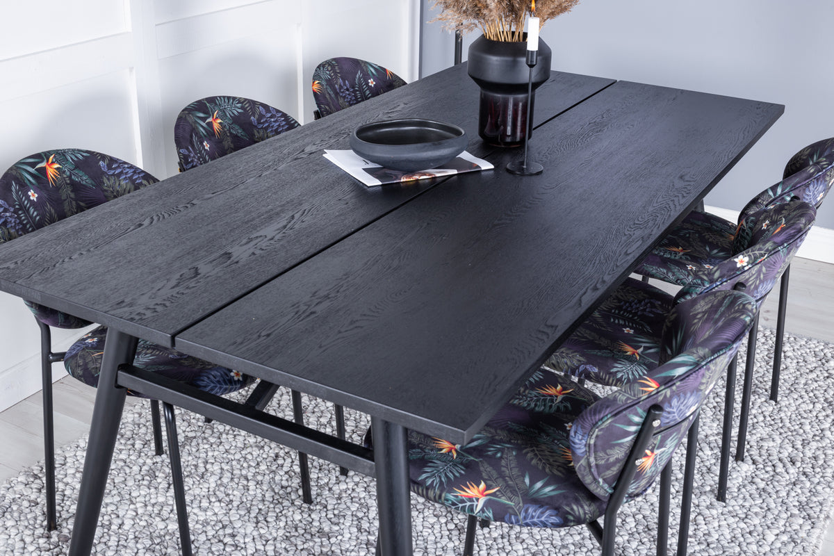 Sleek, Vault rektangulært spisebordssæt