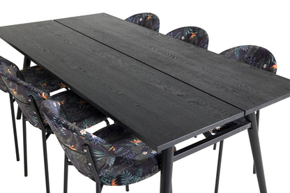 Sleek, Vault rektangulært spisebordssæt