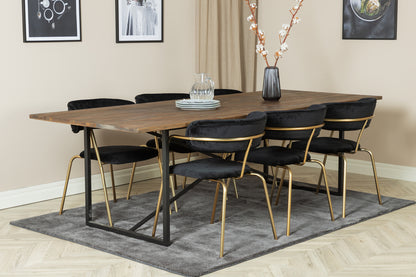 Rektangulært spisesæt