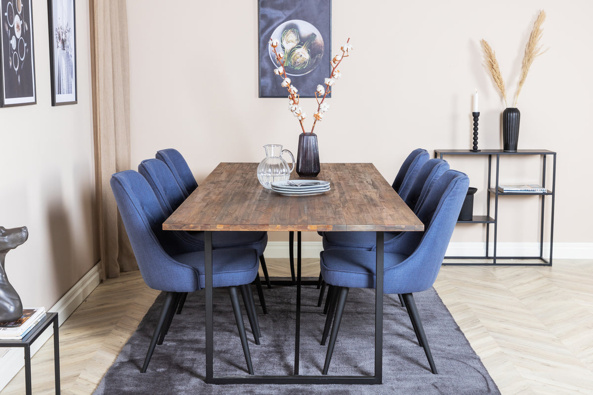 Padang, Velvet Deluxe Rektangulært Spisesæt