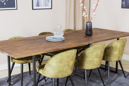 Rektangulært spisesæt