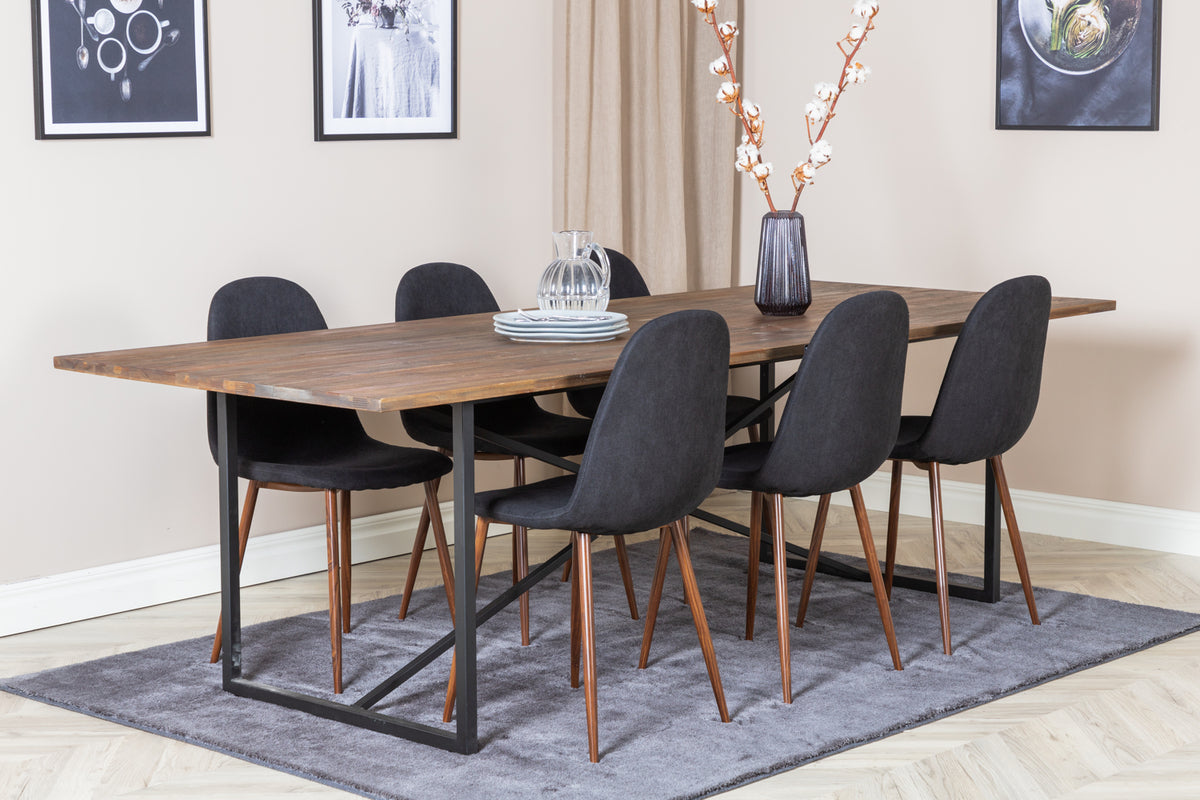 Rektangulært spisesæt